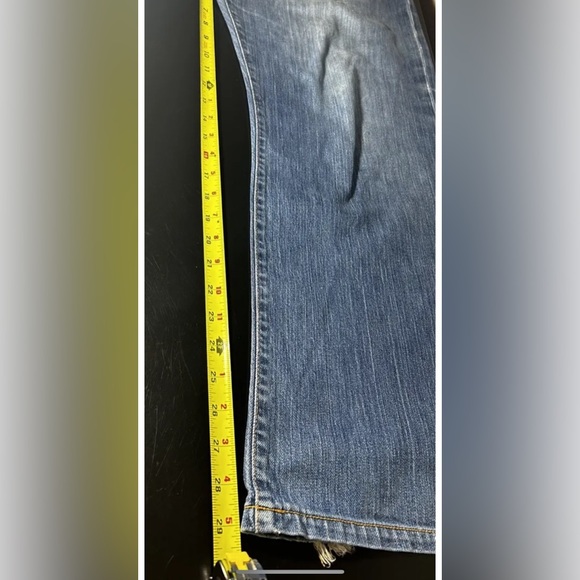 Adriano Goldschmied The Protege Women Blue Jeans Destroyed Heel 38x32 - Picture 13 of 16